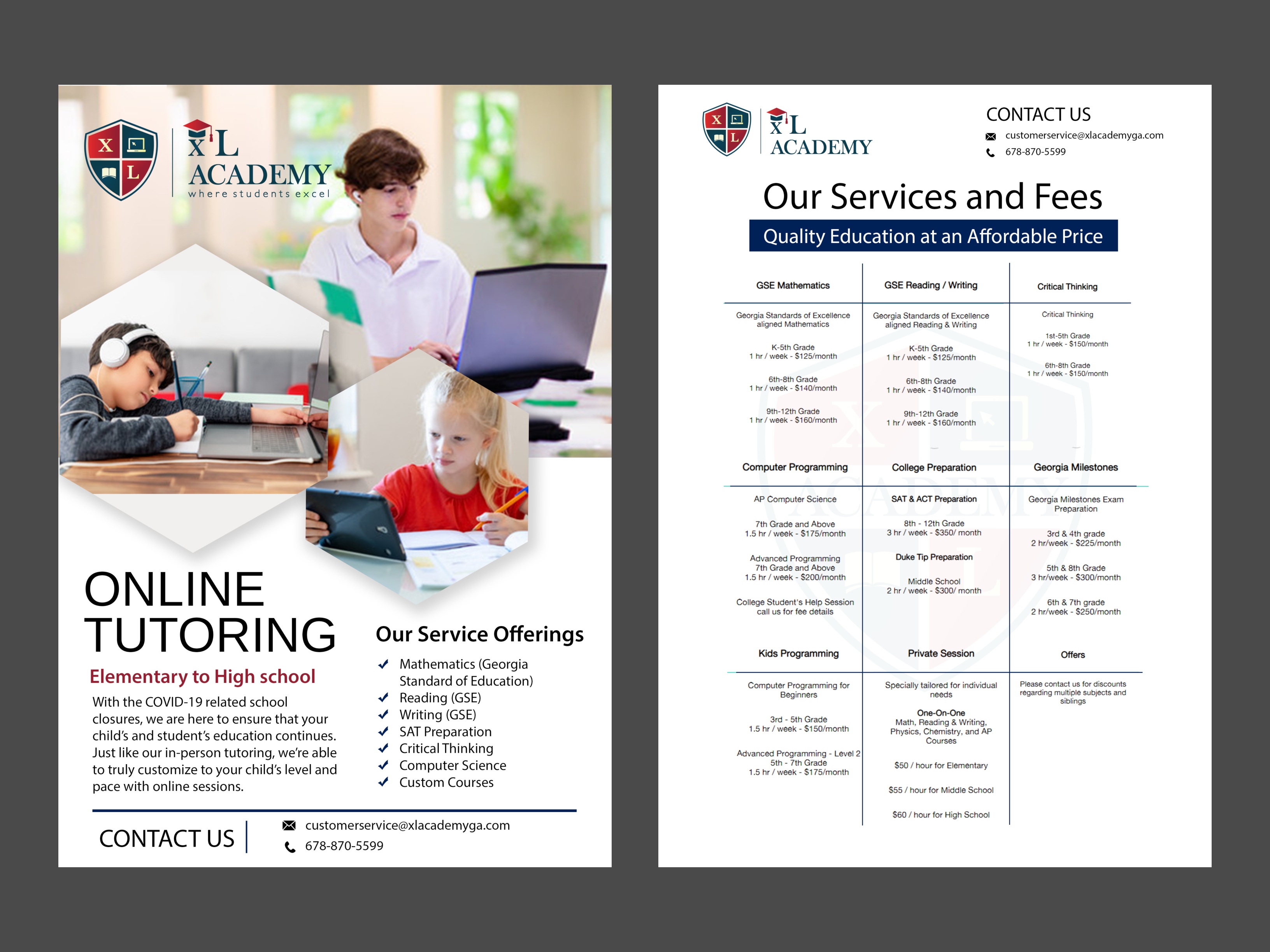 Flyer Design by AnneWanjiku for xlacademy llc | Design #24236491