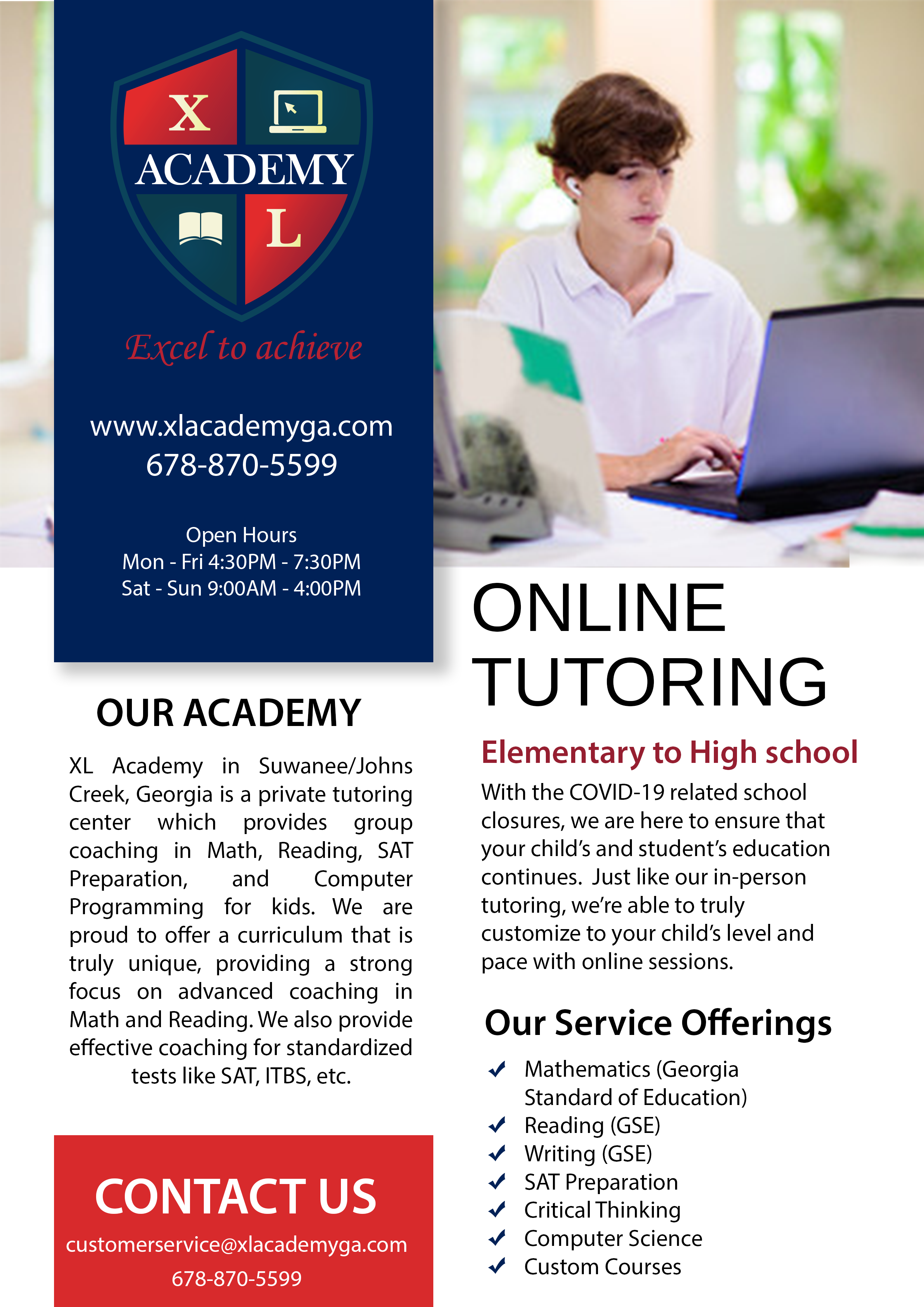 Flyer Design by AnneWanjiku for xlacademy llc | Design #24236641