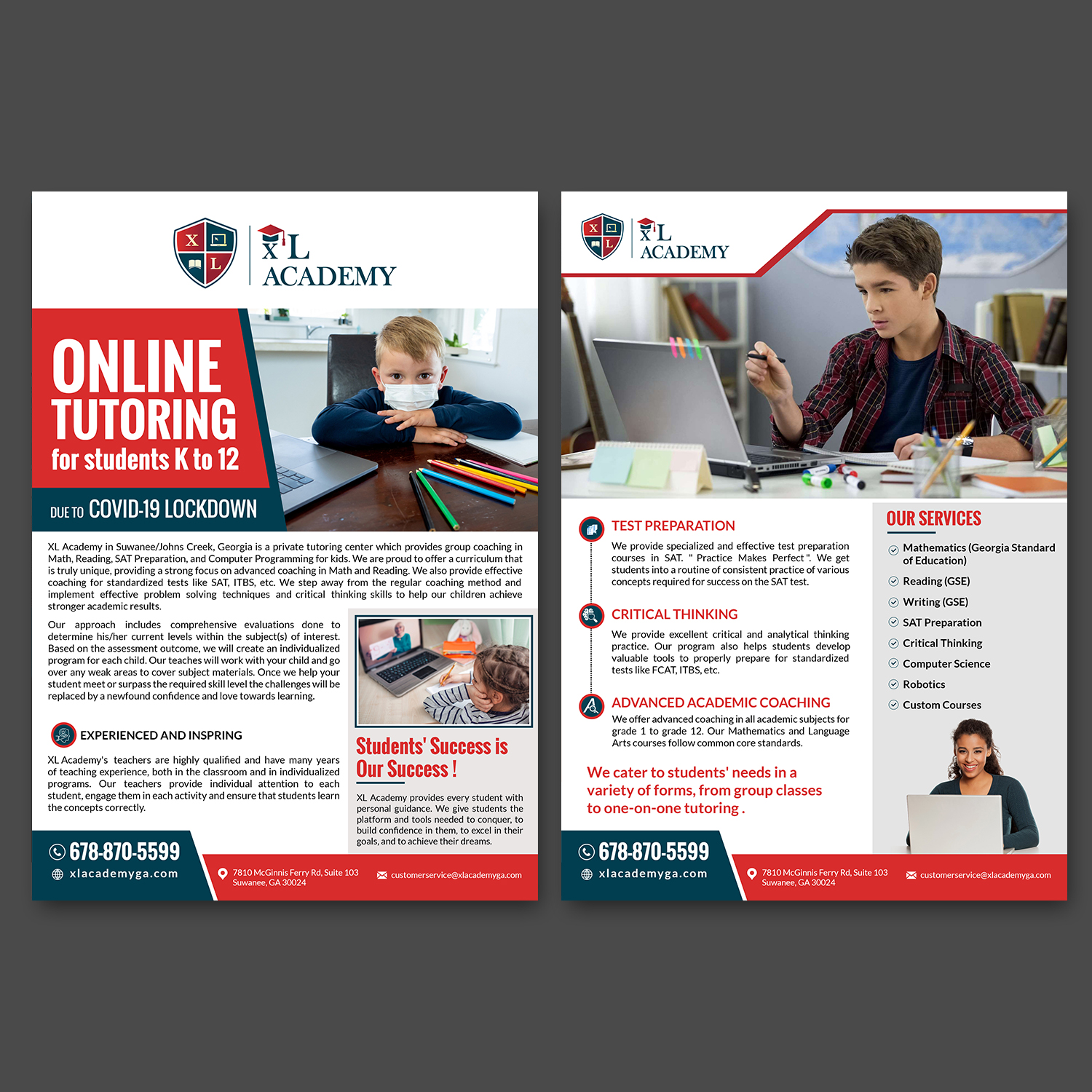 Flyer Design by Schöpfer for xlacademy llc | Design #24243026