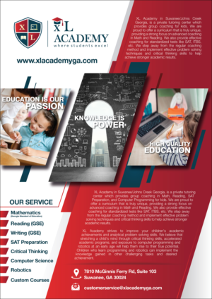 Flyer Design by Md. Kamruzzaman Sadin for xlacademy llc | Design: #24235732