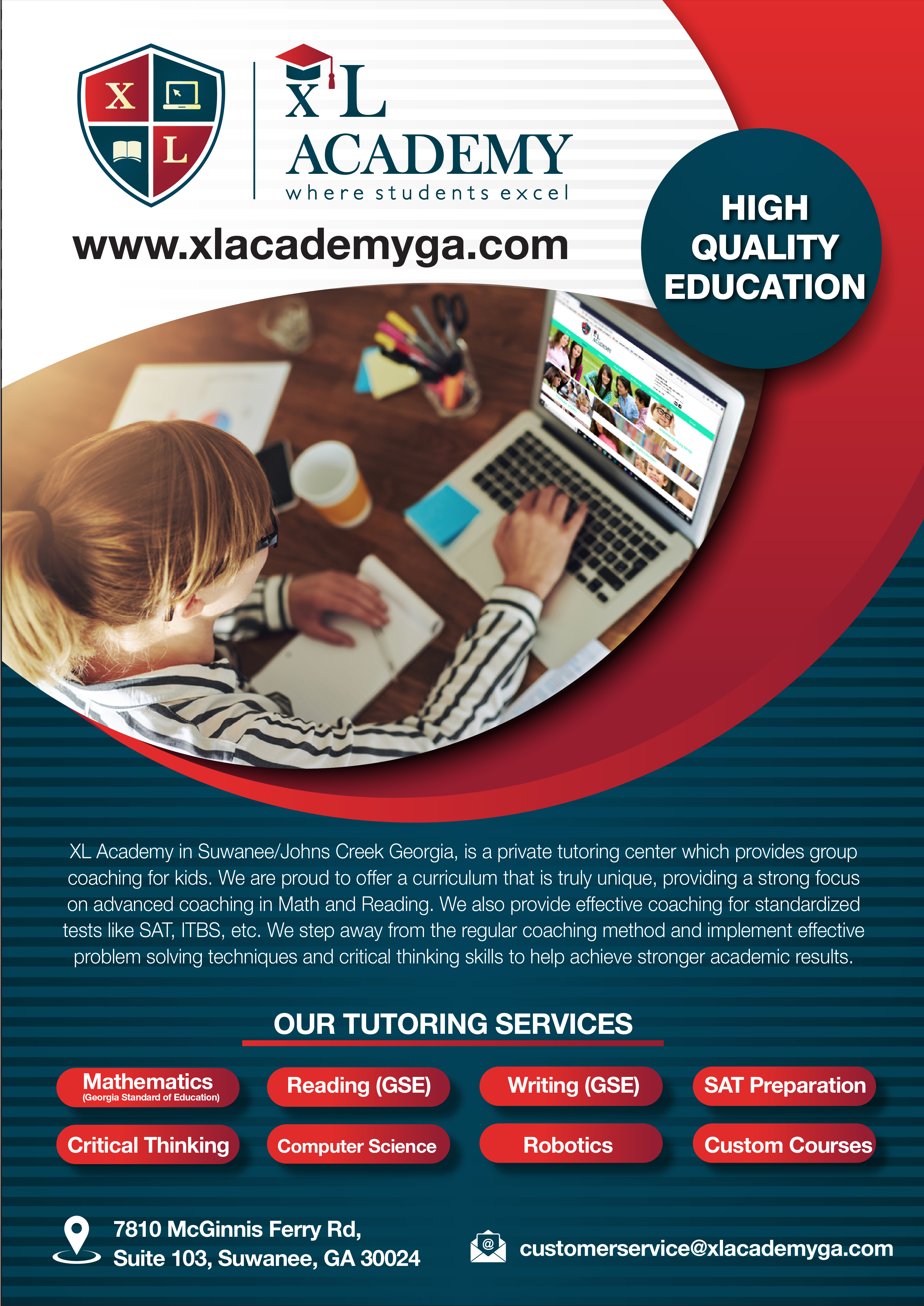 Flyer Design by Md. Kamruzzaman Sadin for xlacademy llc | Design #24236696