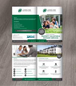 2 page brouchure for a Property Valuation company.  | Brochure Design by alex989
