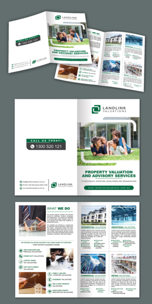 2 page brouchure for a Property Valuation company.  | Brochure Design by BLUE WINGS