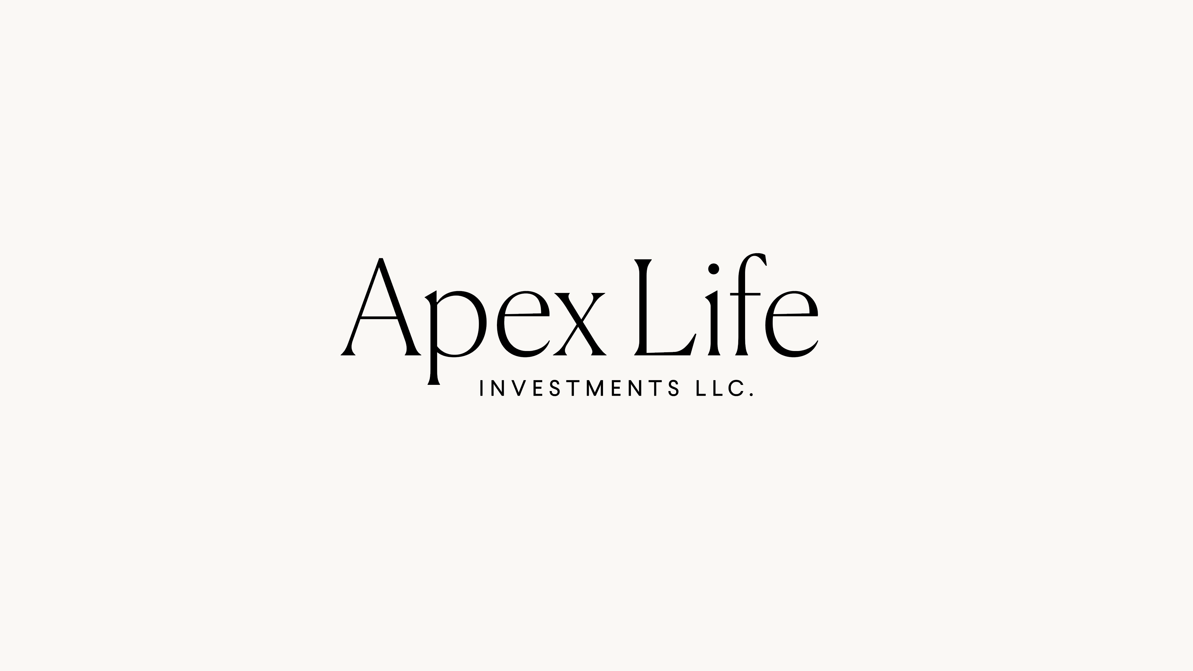 Logo Design by Sophia Vising for Apex Life Investments, LLC. | Design #24249847