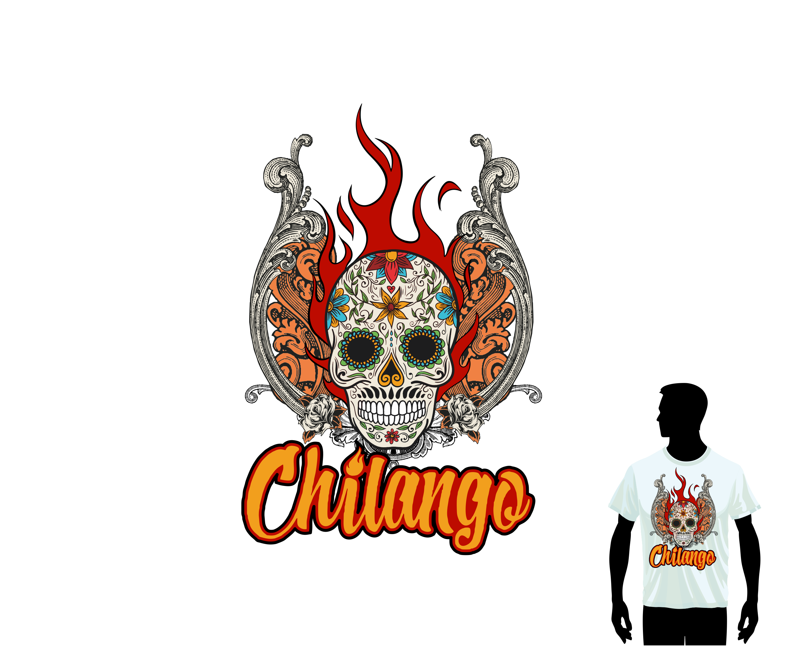 T-shirt Design by Tony Bishop for Chilango | Design #24247160