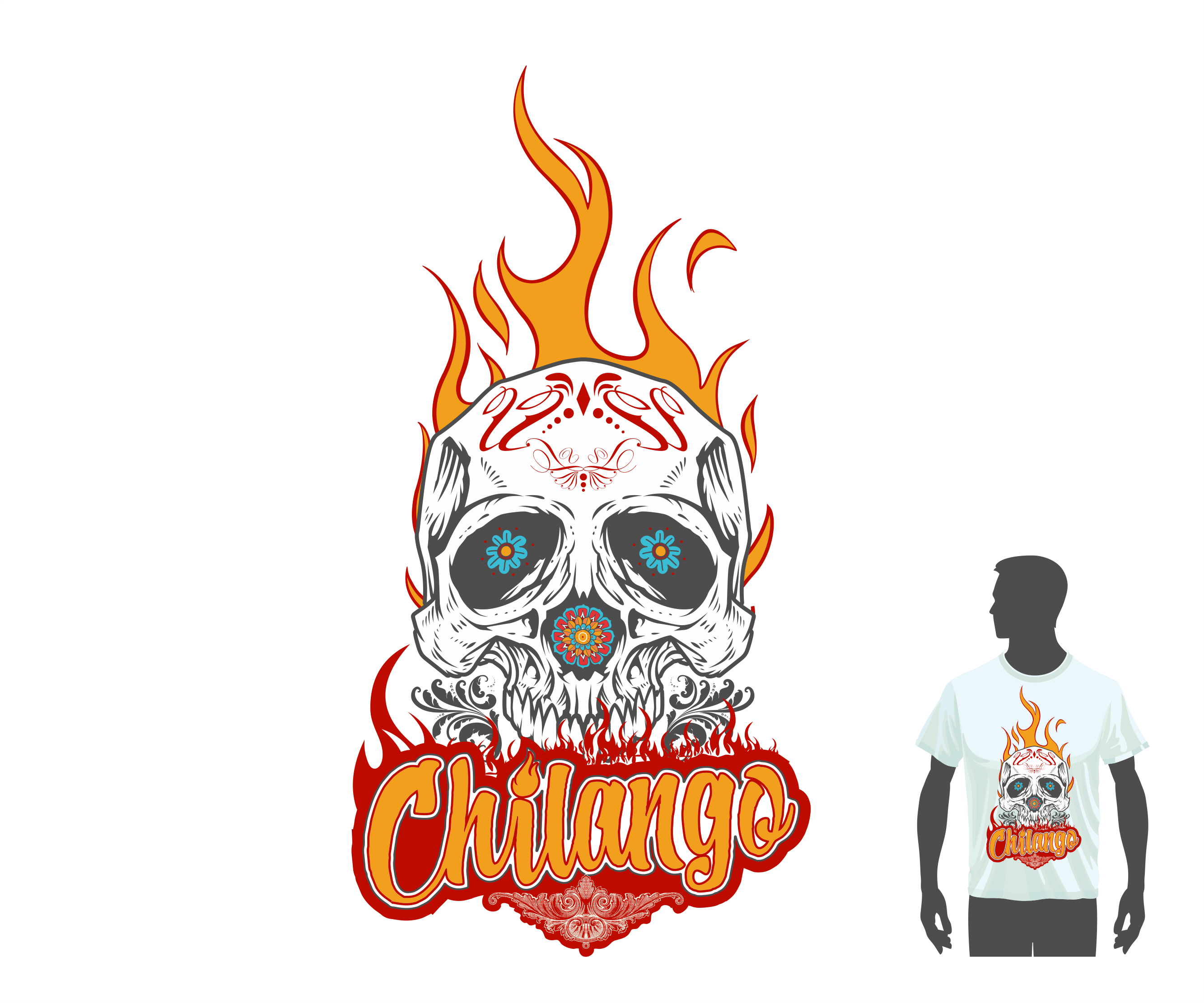 T-shirt Design by Tony Bishop for Chilango | Design #24247685