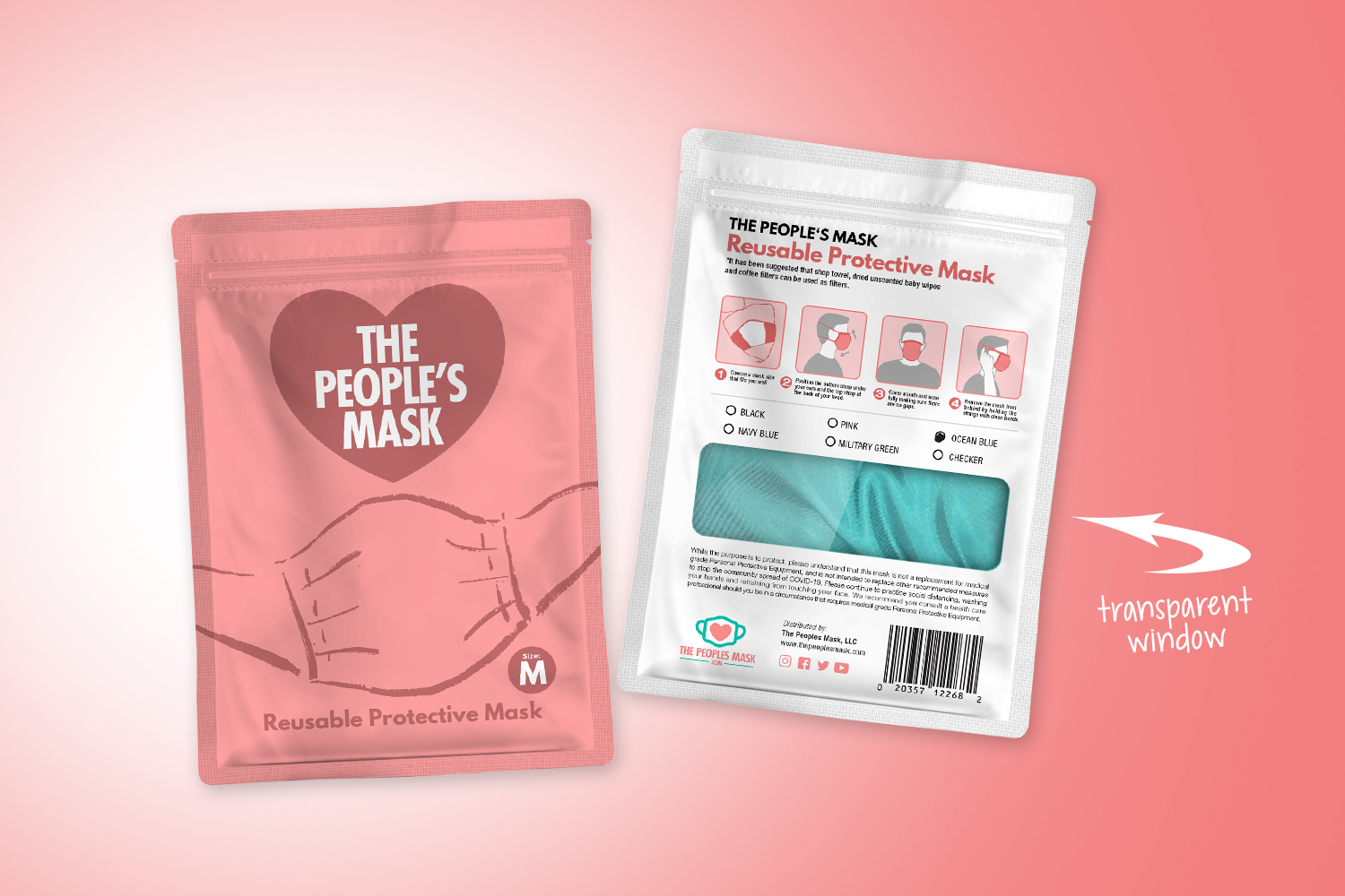 Packaging Design by MDesigns ™ for The Peoples Mask Corp. | Design: #24291860