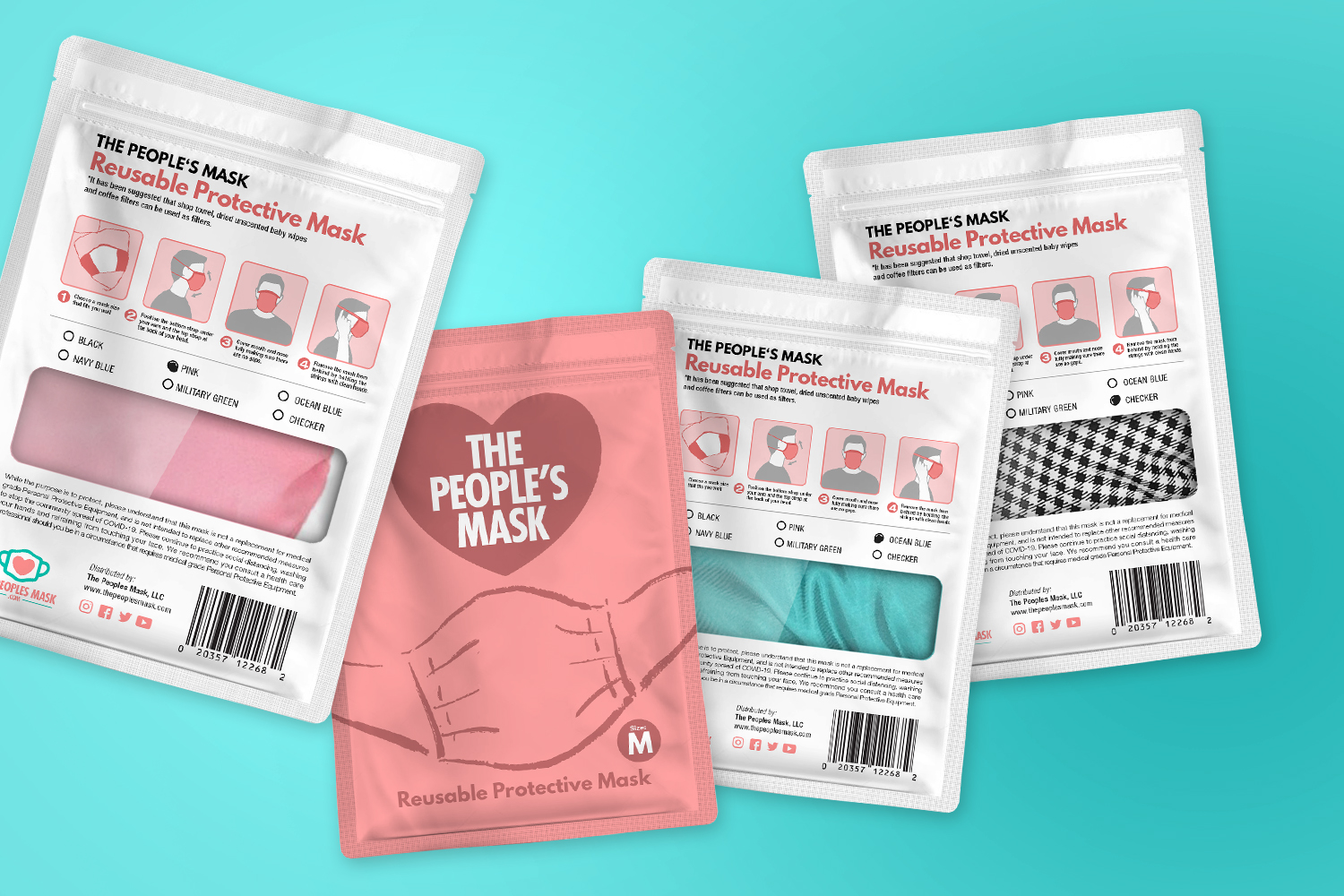 Verpackungs-Design von MDesigns ™ für The Peoples Mask Corp. | Design #24292149