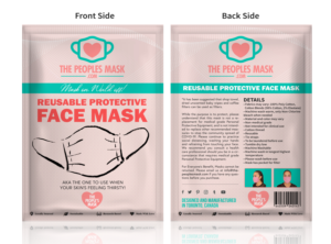 Packaging Design by SAI DESIGNS for The Peoples Mask Corp. | Design: #24298647
