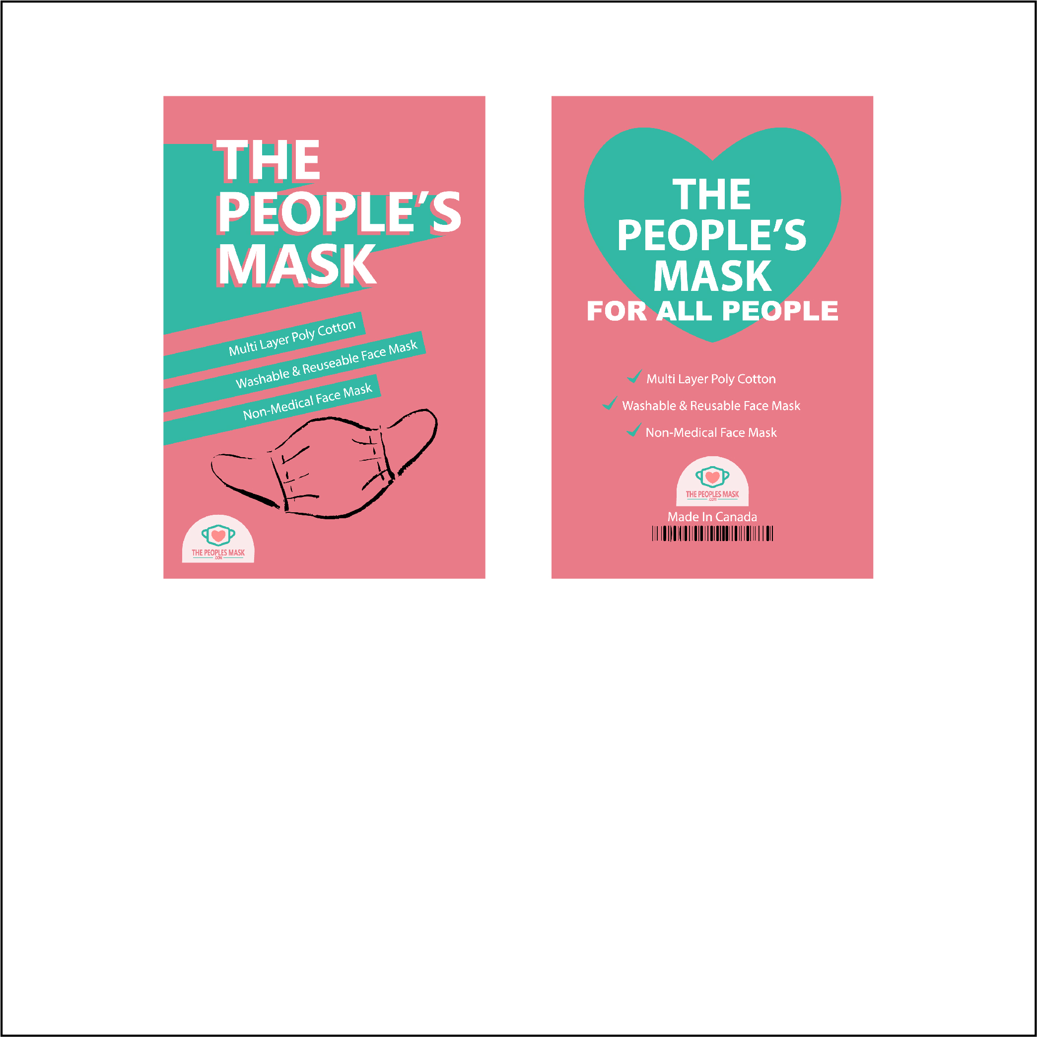 Design Emballage par Yusep pelano pour The Peoples Mask Corp. | Design #24276002