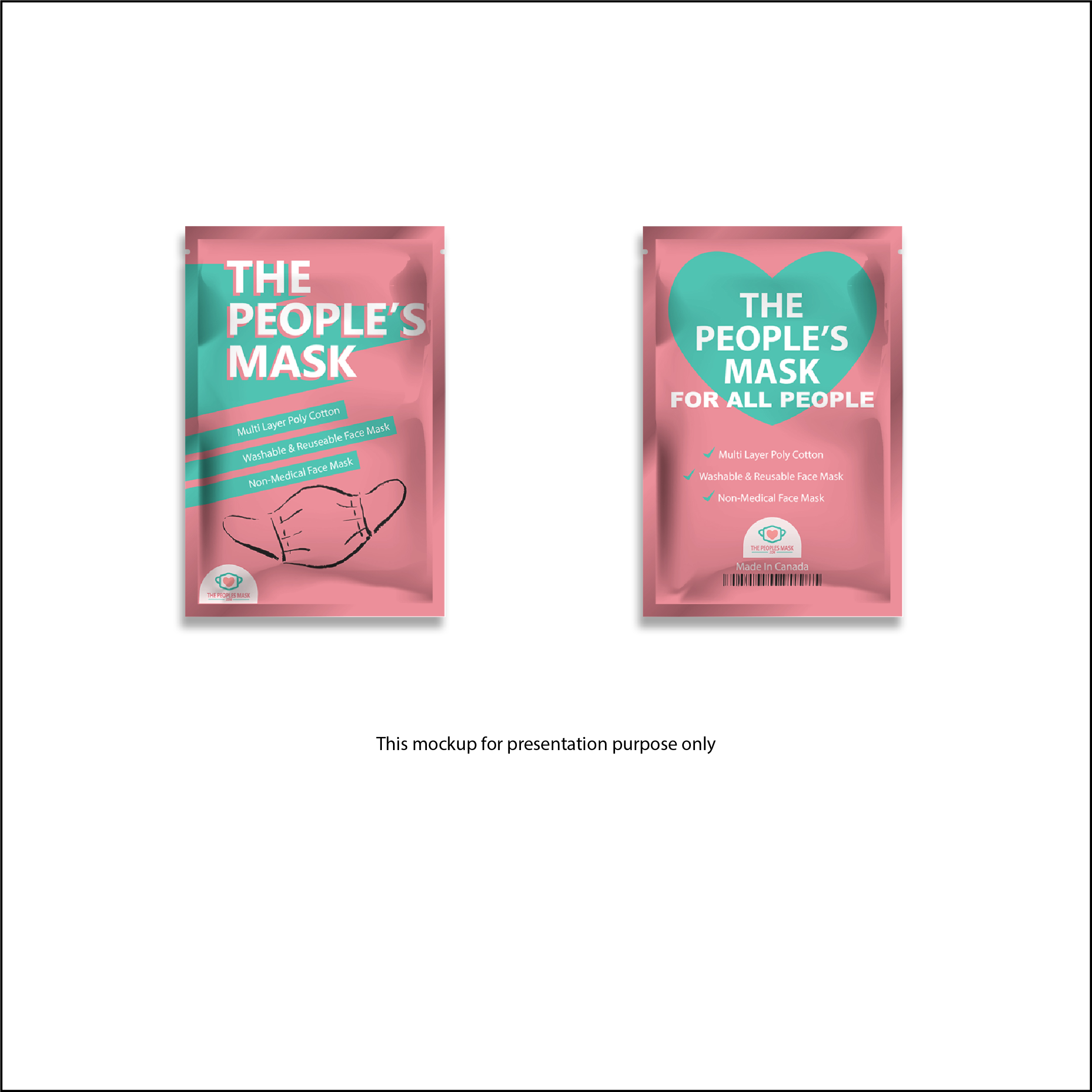 Diseño de Empaque por Yusep pelano para The Peoples Mask Corp. | Diseño #24276003