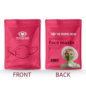 Packaging Design by RenCan for The Peoples Mask Corp. | Design: #24266606