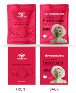 Packaging Design by RenCan for The Peoples Mask Corp. | Design: #24267074