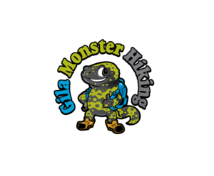 Gila Monster Hiking | Logo-Design von blue eye