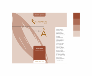 Label Design by madre - chartreuse design for Care by Aberg | Design: #24269806