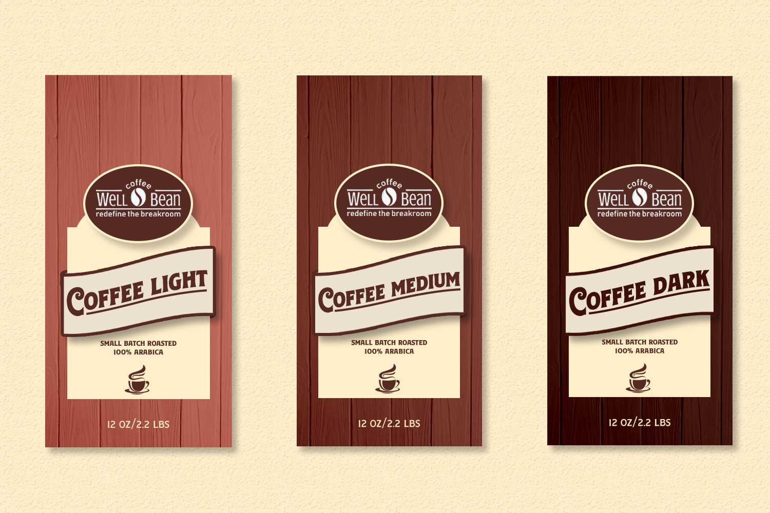 Packaging Design by TGDesigns for Well-Bean Coffee Roaster | Design #24311658