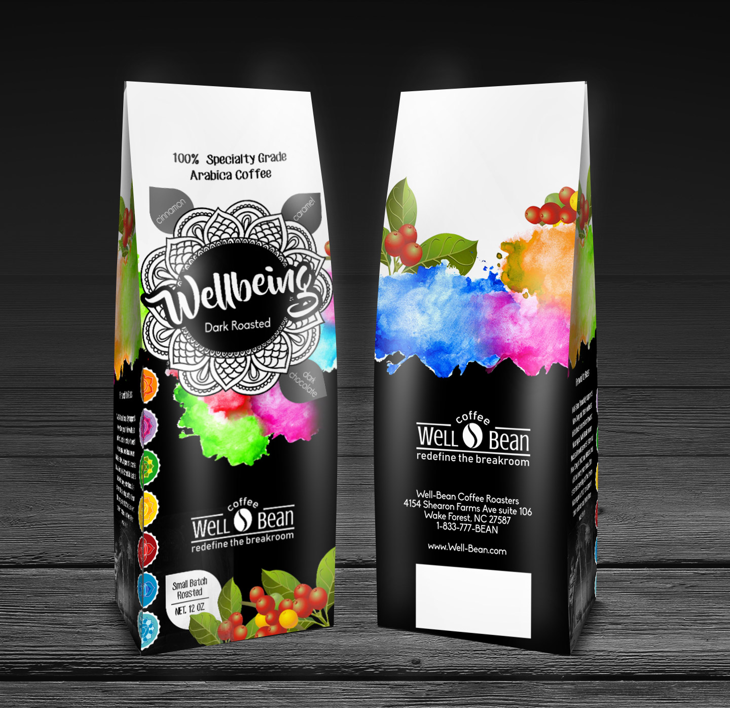 Packaging Design by ordelya.nicole for Well-Bean Coffee Roaster | Design #24281479