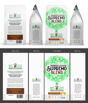 Modern, Funky, High-End Coffee Packaging Design | Design Emballage par SAI DESIGNS