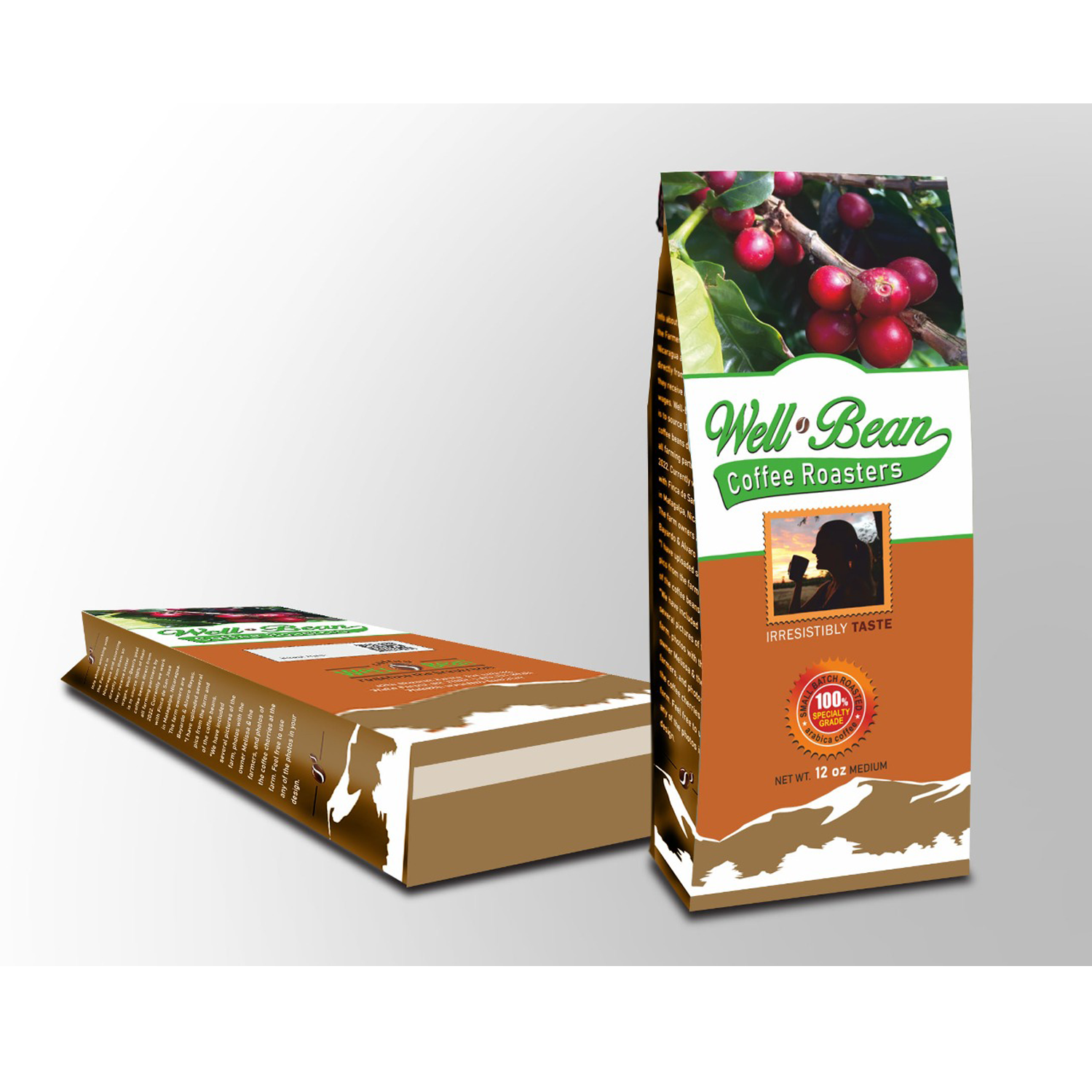 Packaging Design by Satish Chand 75 for Well-Bean Coffee Roaster | Design #24261392