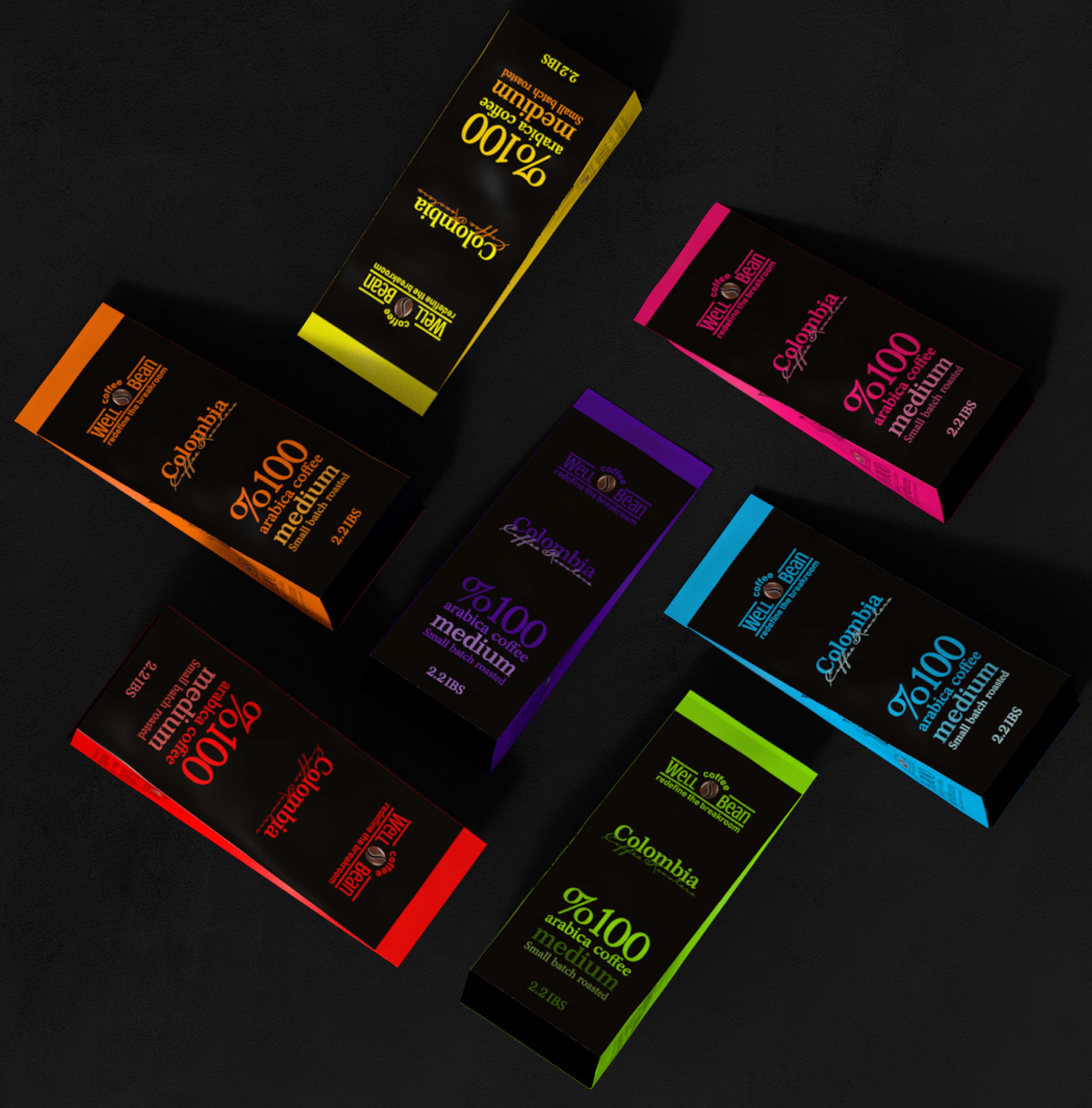 Packaging Design by Marjan-Omidvar for Well-Bean Coffee Roaster | Design #24303723