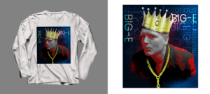 Notorious BIG Photo Shirt Design | T-shirt Design by SAI DESIGNS