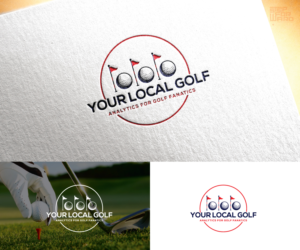 Your LoCal Golf... Analytics for Golf Fanatics (in smaller writing below) | Logo Design by step forward 2
