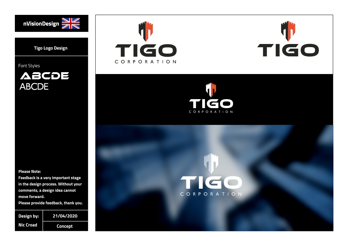 Logo Design by nvisiondesign.co.uk for TIGO | Design #24243240