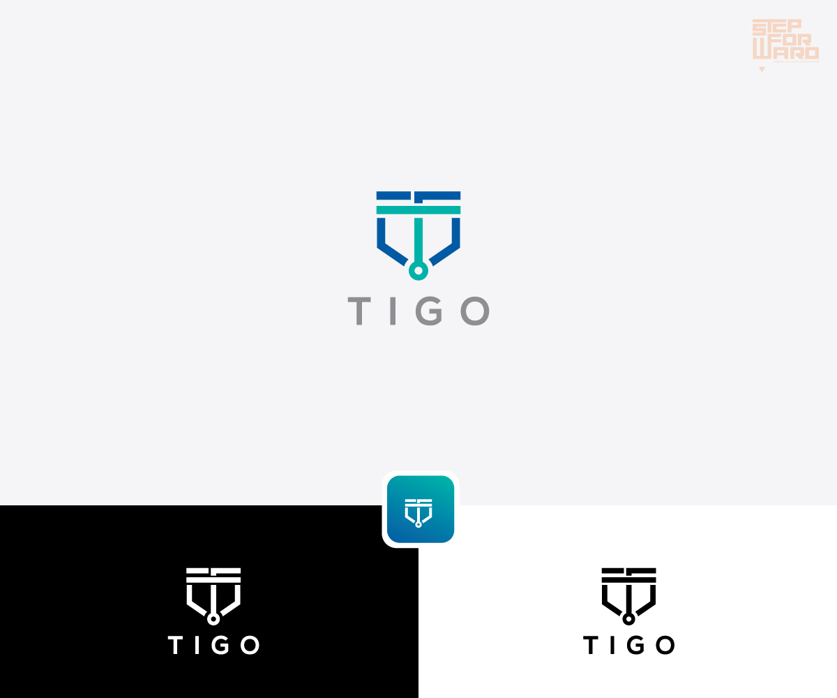 Logo Design by step forward 2 for TIGO | Design #24253118