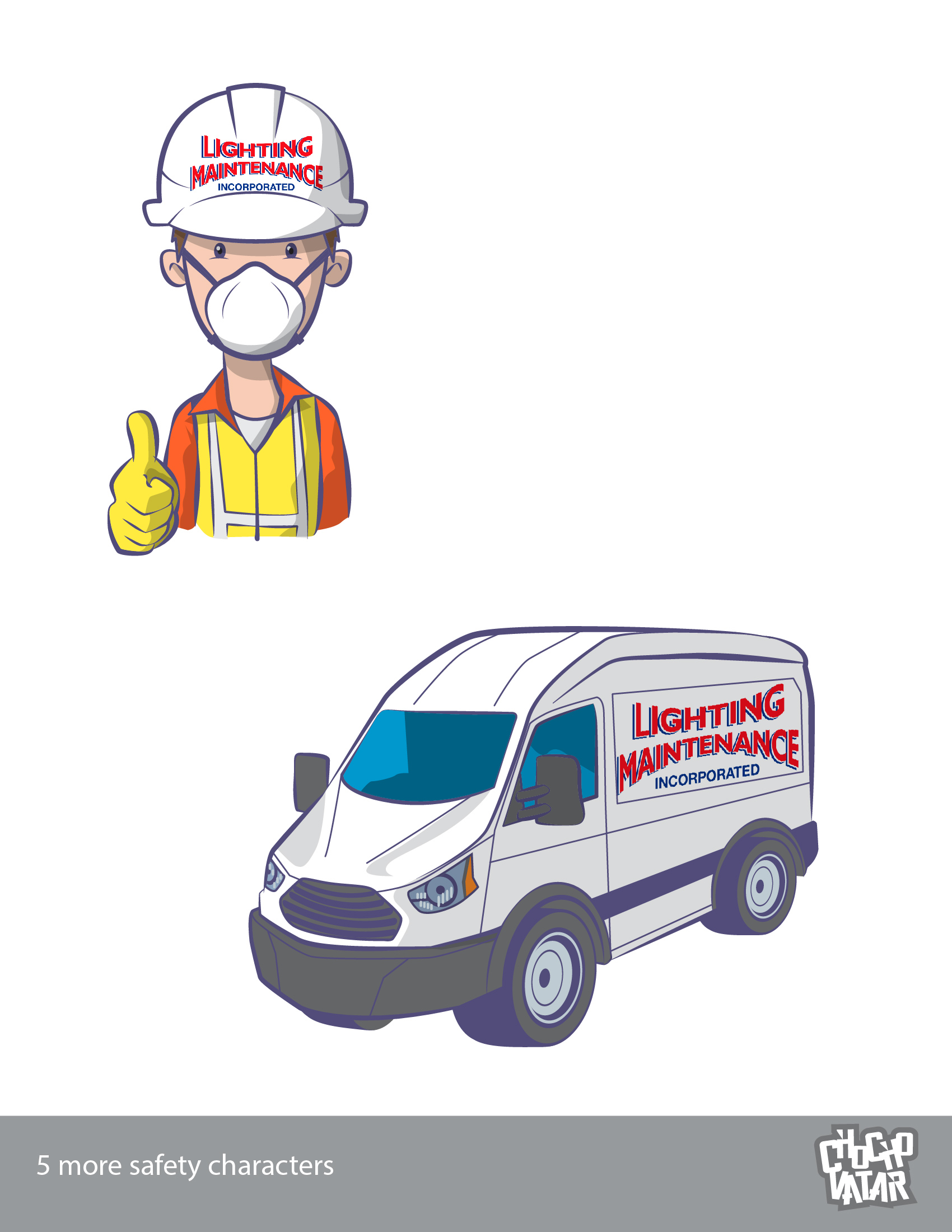 Graphic Design by Luis Arriola for Lighting Maintenance Inc | Design #24276772