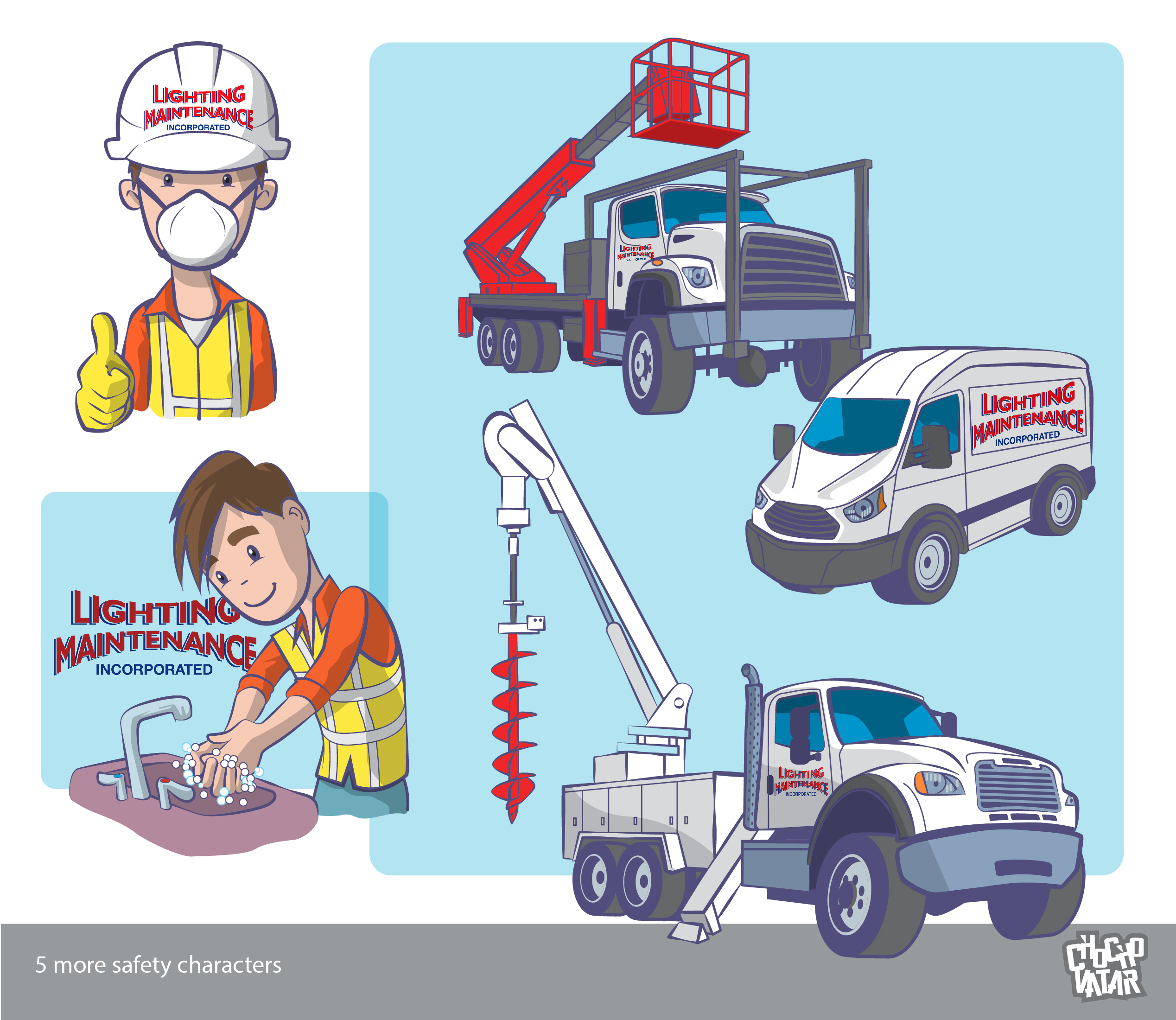 Graphic Design by Luis Arriola for Lighting Maintenance Inc | Design #24349234
