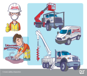 Graphic Design by Luis Arriola for Lighting Maintenance Inc | Design: #24349234