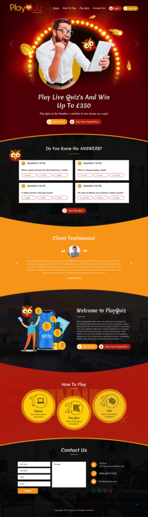Web Design by pb for this project | Design: #24265092