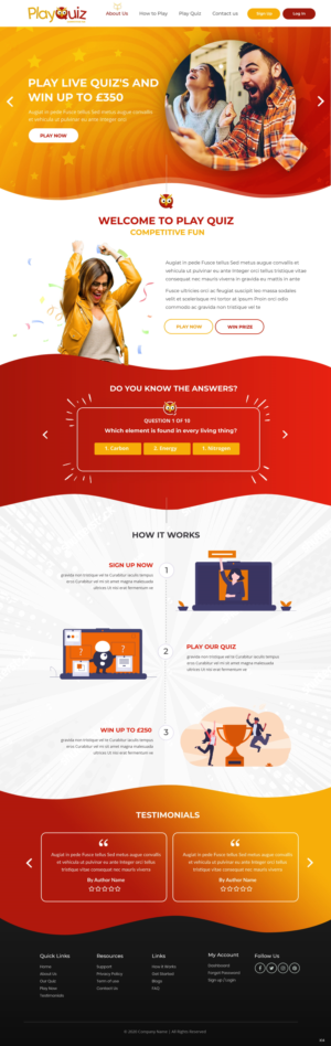 Web Design by pb for this project | Design #24265103