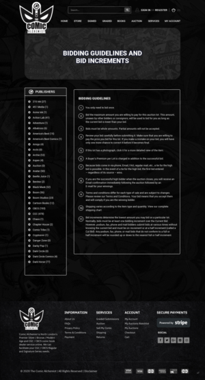 Web Design by pb for The Comic Alchemist Limited | Design: #24665443