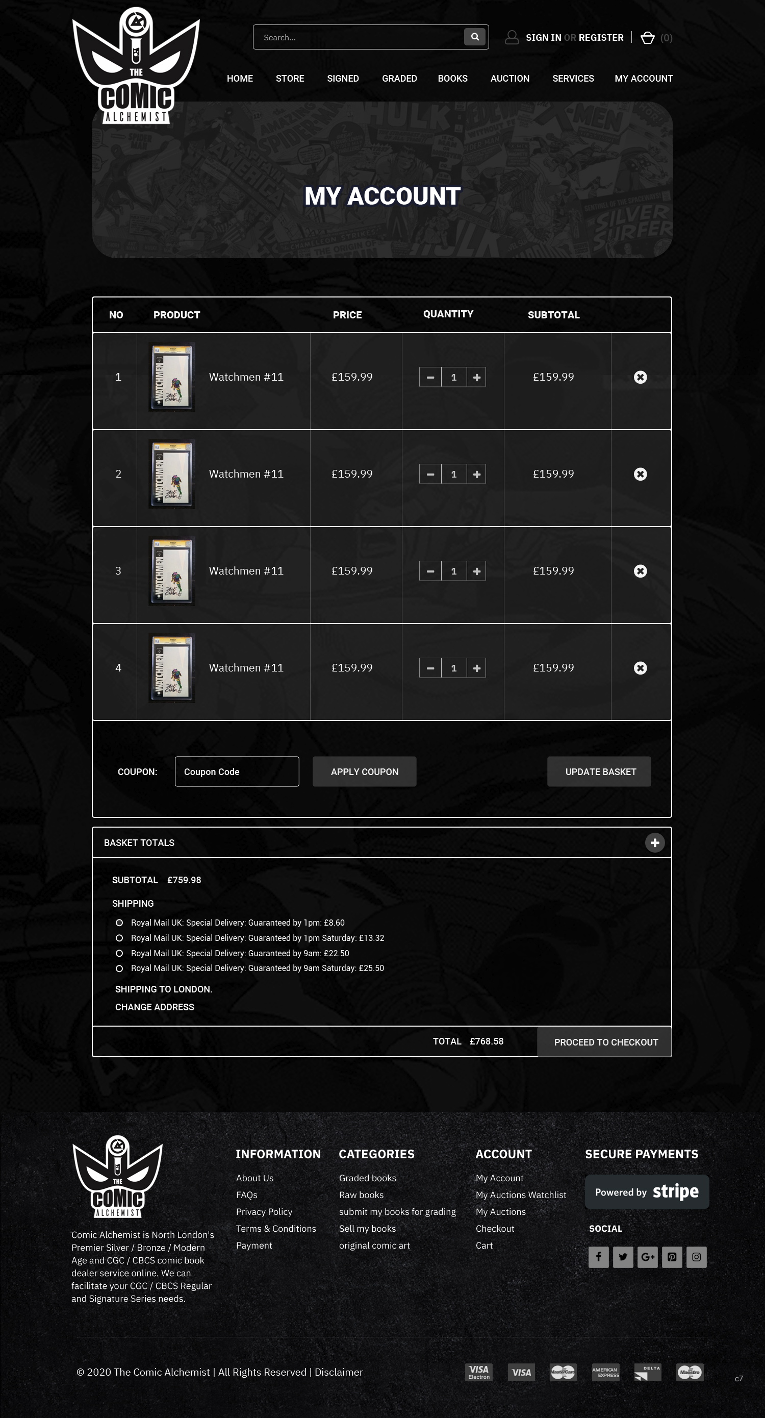 Web Design by pb for The Comic Alchemist Limited | Design #24698462