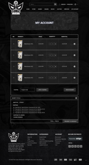 Web Design by pb for The Comic Alchemist Limited | Design: #24698462