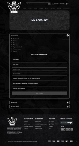 Web Design by pb for The Comic Alchemist Limited | Design: #24698463
