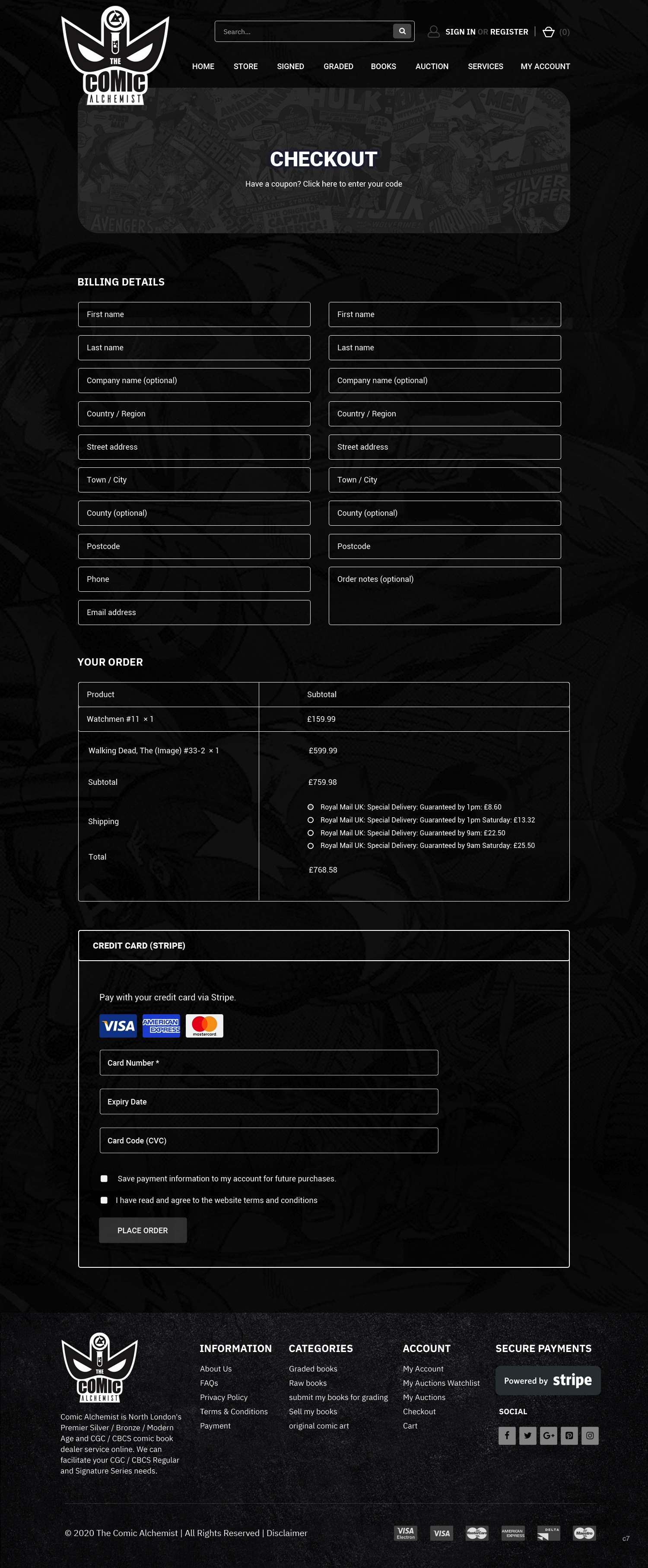 Web Design by pb for The Comic Alchemist Limited | Design #24698466