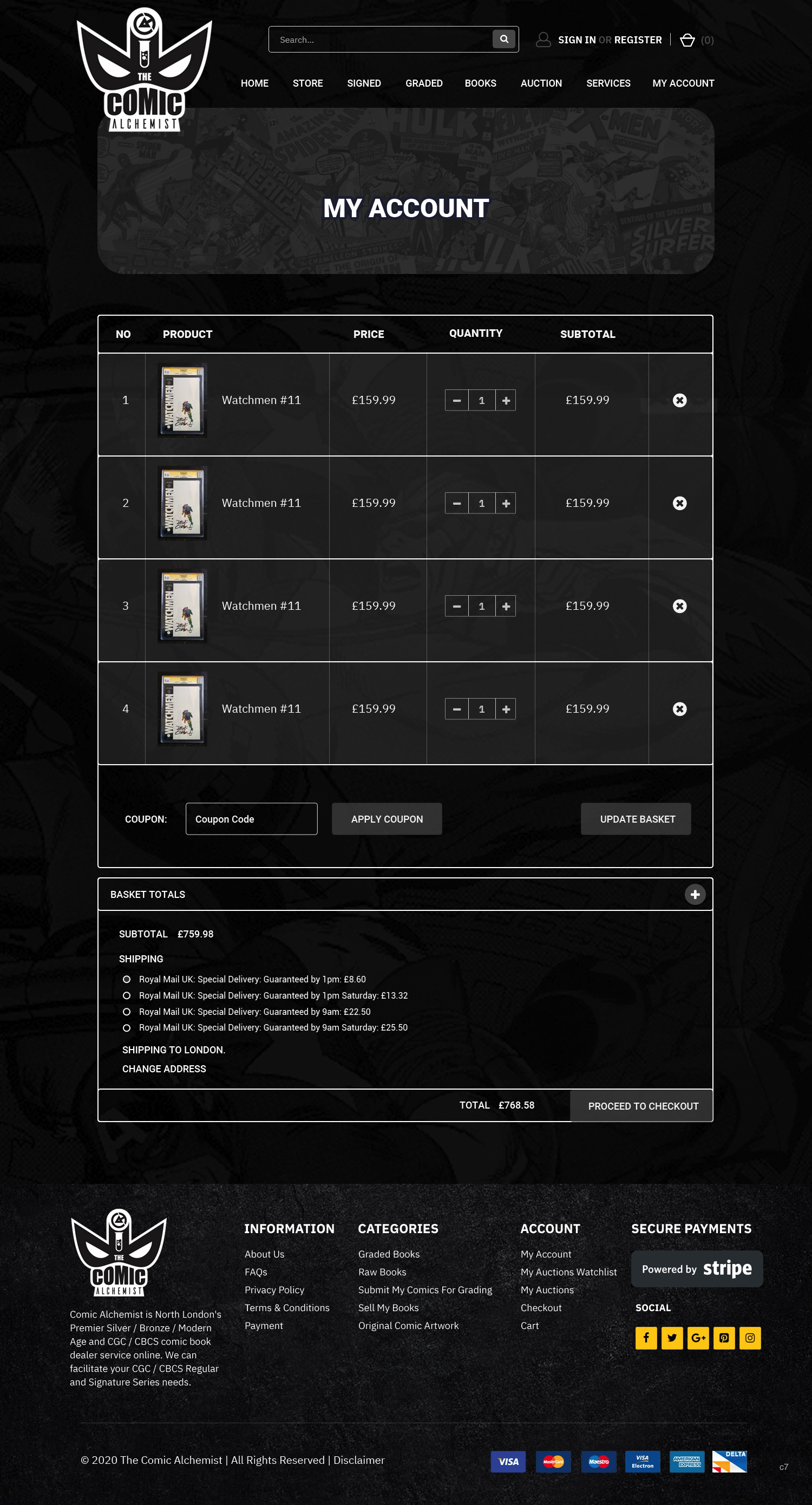 Web Design by pb for The Comic Alchemist Limited | Design #24757713