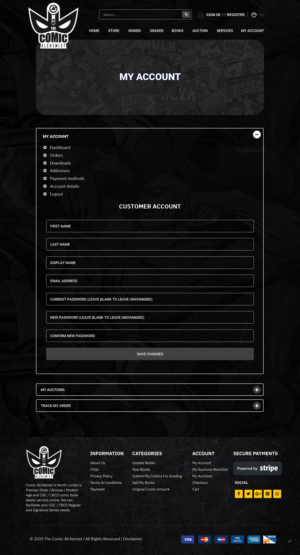 Web Design by pb for The Comic Alchemist Limited | Design: #24757717