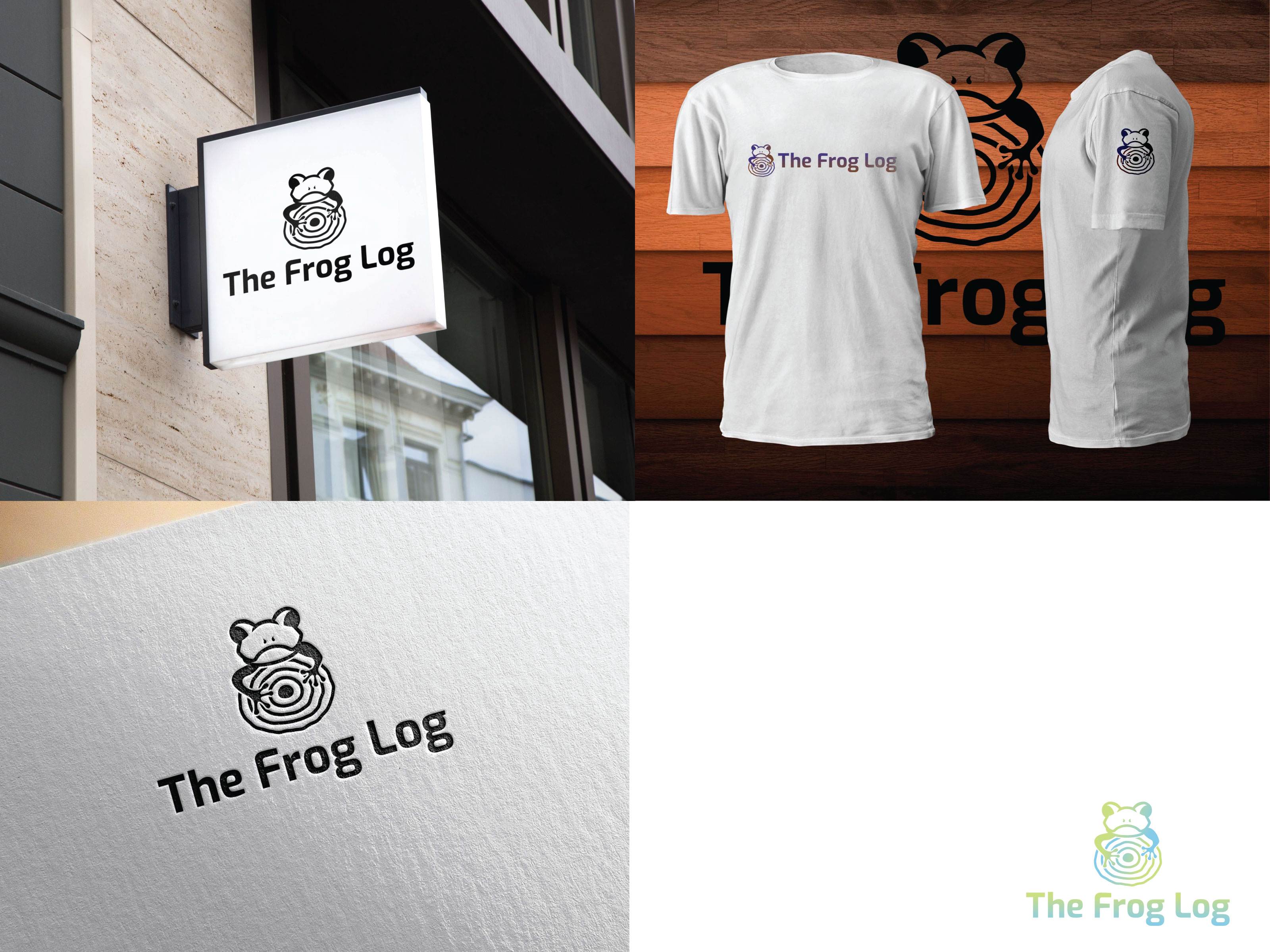 Logo Design by Fajr. for The Frog Log | Design #24279986