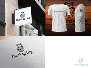 Logo Design by Fajr. for The Frog Log | Design: #24279986