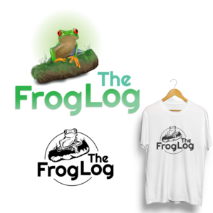 The Frog Log | Logo Design by Samantha Ward Design