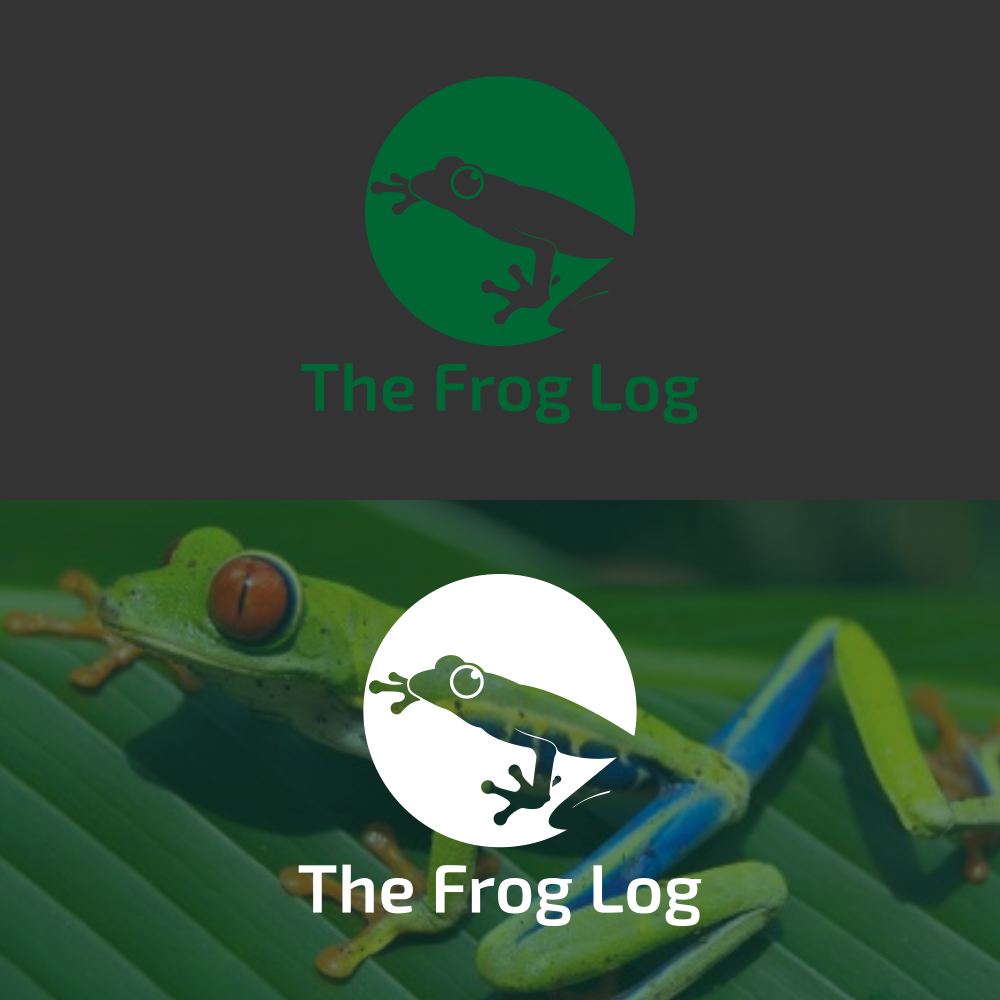 Logo-Design von qholis studio für The Frog Log | Design #24275826