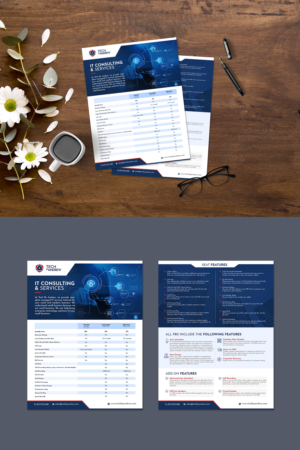 Managed Service Provider VOIP Flyer | Flyer Design by ZeneFashions