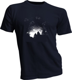 Team Elmers Star TShirt (Heavy Construction Equipment Constellations) | T-shirt Design by bacujkov