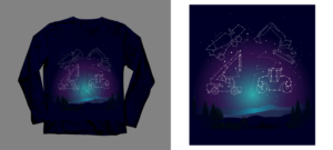 Team Elmers Star TShirt (Heavy Construction Equipment Constellations) | T-Shirt-Design von SAI DESIGNS