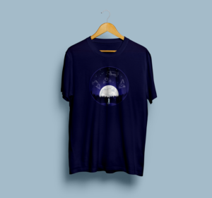 Team Elmers Star TShirt (Heavy Construction Equipment Constellations) | T-shirt Design by desainerd
