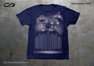 Team Elmers Star TShirt (Heavy Construction Equipment Constellations) | T-Shirt-Design von Col 3