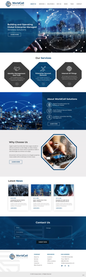 Web Design by pb for this project | Design #24255235